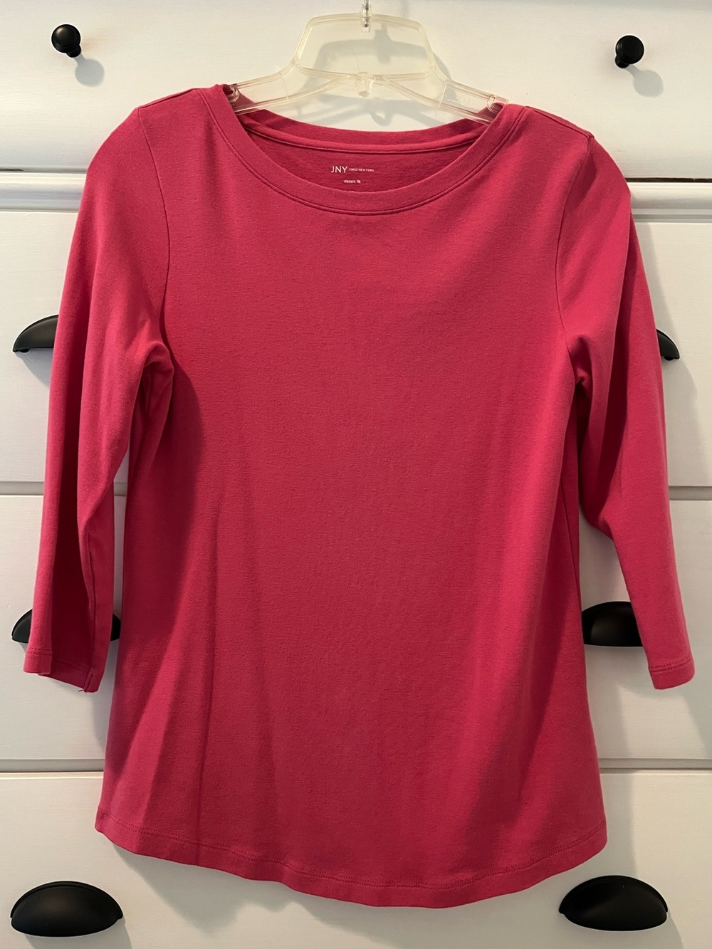 Jones New York Classic Fit 3/4 Sleeve Shirt Size Petite S